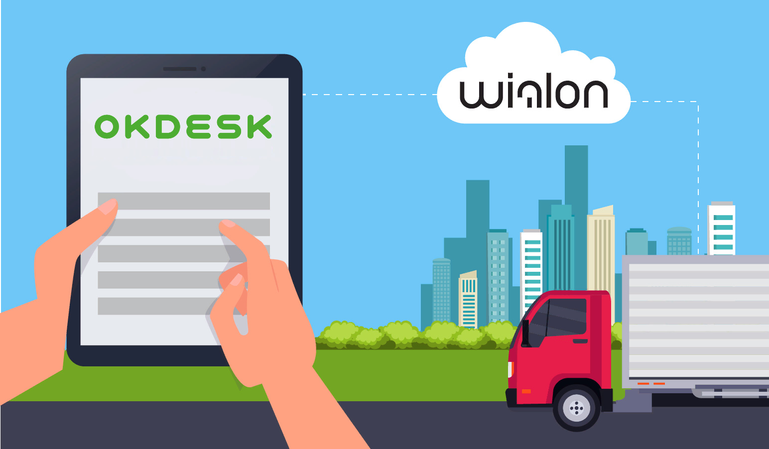 Leading Helpdesk system. Out of the box integration with Wialon